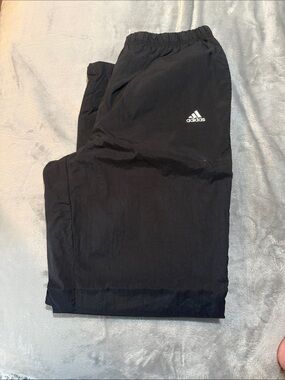 adidas Black womens Lightweight Jogger Pants with Logo